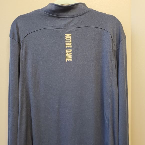 (2) Norte Dame XL Quarter-Zip Pullovers Mens Lightweight Sports College Football - Picture 13 of 15